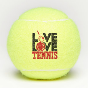 Live LOVE Tennis Red Tennis Ball