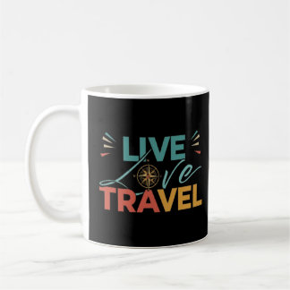 Live Love Travel Tee Coffee Mug