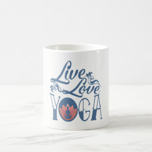 LIVE - LOVE - YOGA COFFEE MUG