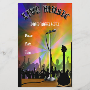 Live Music Concert/Party Flyer