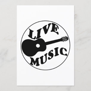 LIVE MUSIC INVITATION