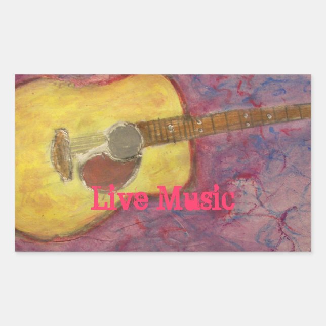 Live Music Sticker (Front)