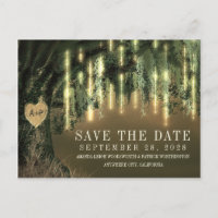 Live Oak Tree Spanish Moss Save The Date Cards