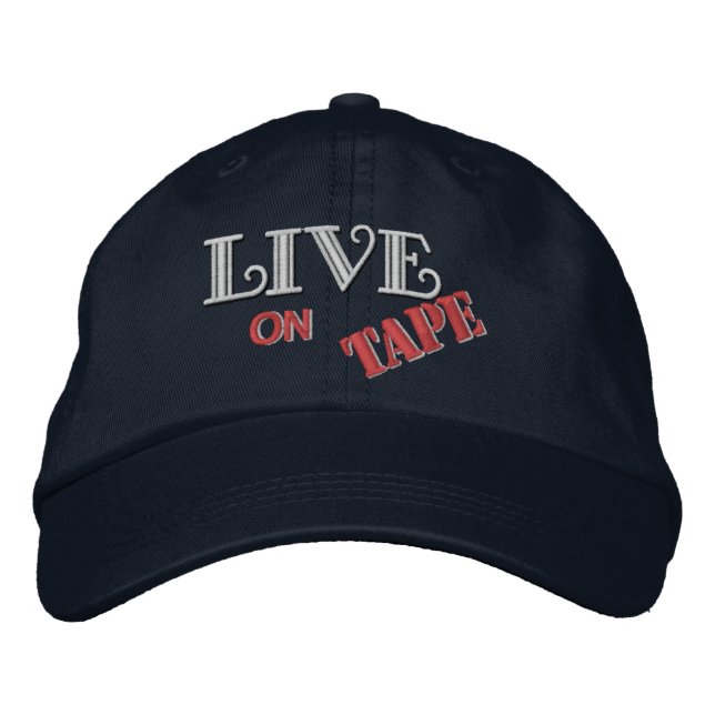 Live on Tape logo Embroidered Hat (Front)