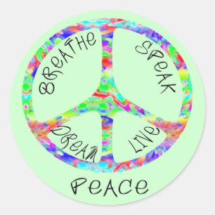 Live Peace Stickers