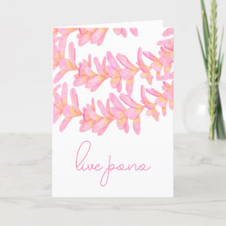 Live Pono Thank You Card