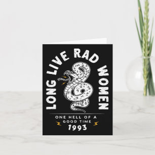 Live Rad Women One Hell Of A Good Time 1993  Card