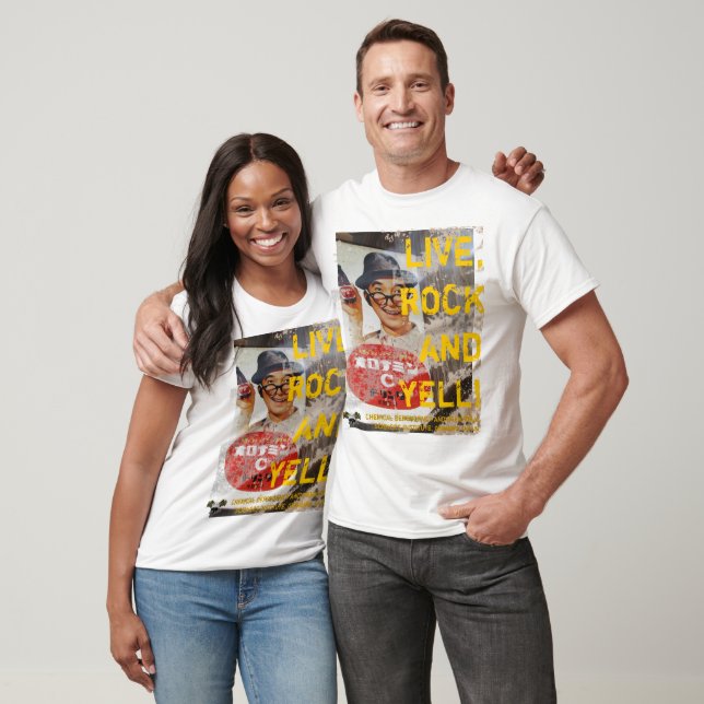 LIVE, ROCK & YELL ! "Design japonais" - T-shirt (Unisexe)