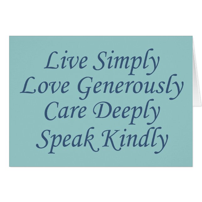 Live Simply blue (Front Horizontal)