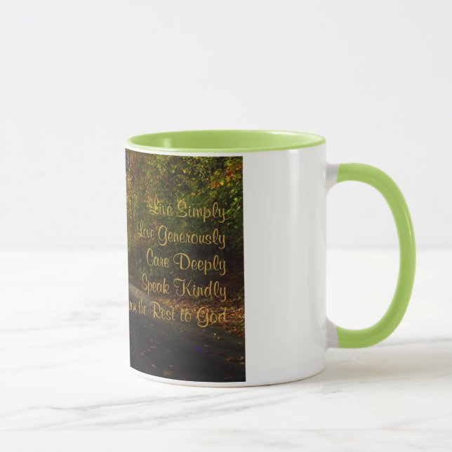Live Simply Mug (Right)