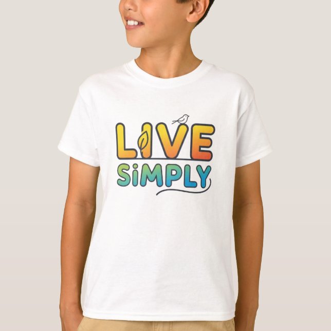 LIVE SIMPLY T-Shirt (Front)