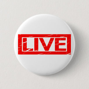 Live Stamp 2 Inch Round Button