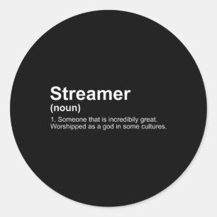 Live Steam Definition Classic Round Sticker