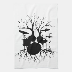 Live the Beat to the Tempo of Creation ~ drum Kitchen Towel