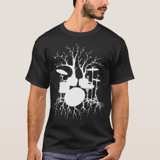 Live The Beat To The Tempo Of Creation  Drum Tree  T-Shirt