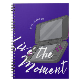 Live the Game: Portable Console Notebook Cover
