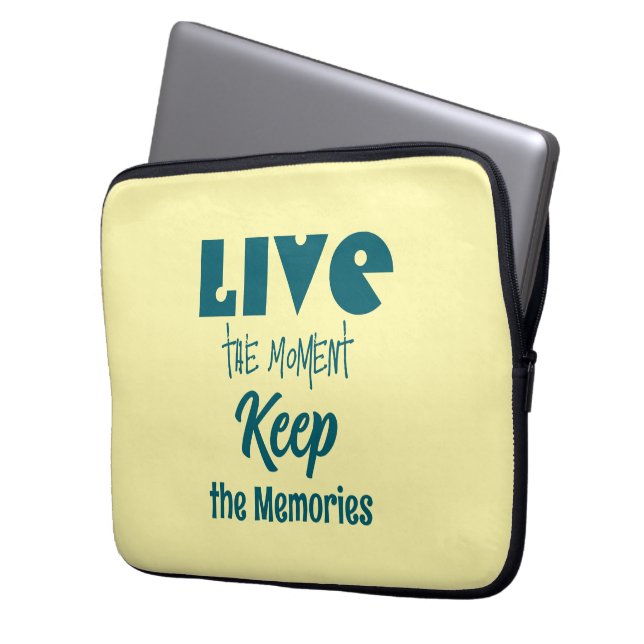 Live the Moment, Keep the Memories Electronics Bag (Front Left)