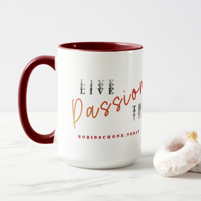 Live the Passion - Feel the Love Mug (With Donut)