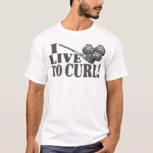 Live to Curl Curling Shirt