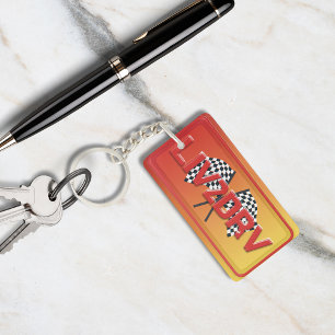 Live To Drive LIV2DRV Racing Art Keychain