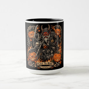 Live To Ride Variation I, Route 66 Samurai Oni Mug