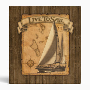 Live To Sail Binder