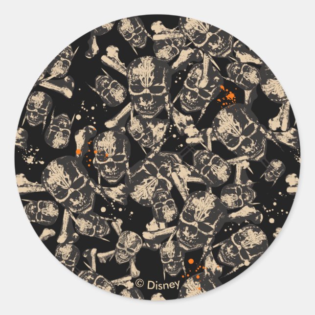 Live To Tell The Tale Pattern Classic Round Sticker (Front)