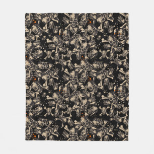 Live To Tell The Tale Pattern Fleece Blanket