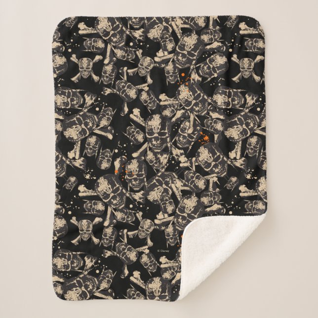 Live To Tell The Tale Pattern Sherpa Blanket (Front)