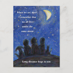 Live Under the Same Moon Art Postcards