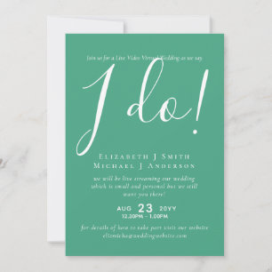 Live Video Chat Wedding or Couples Shower Invites