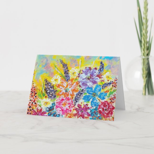 Live Wild and Free Greeting Card < Blank Inside> (Front)