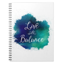 Live with Balance Scripted Typography