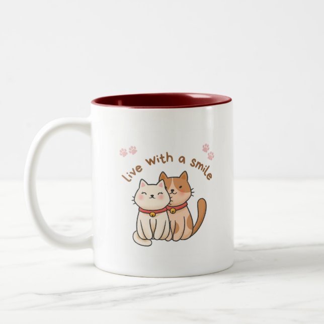 Live With Smile Mug (Left)