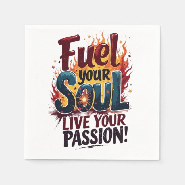 Live Your Bassion Napkin (Front)