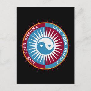 Live Your Dharma Postcard
