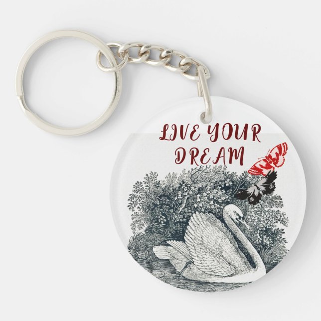 Live Your Dream Keychain (Front)