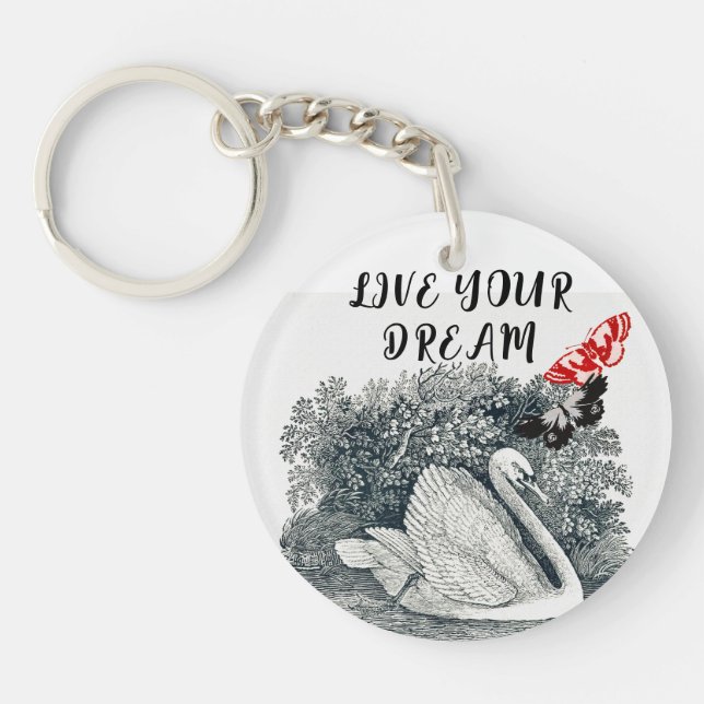 Live Your Dream Keychain (Front)