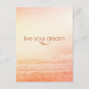 Live Your Dream Postcard
