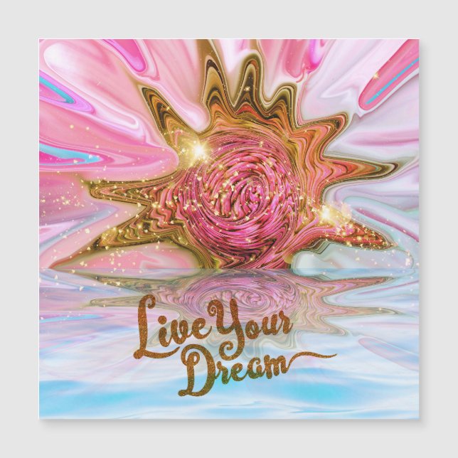 Live Your Dream - Rose Flower power (Front)