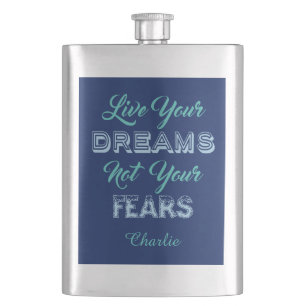 Live Your Dreams nom personnalisé & flacon couleur