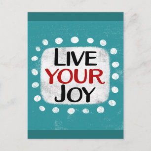 Live Your Joy Postcard