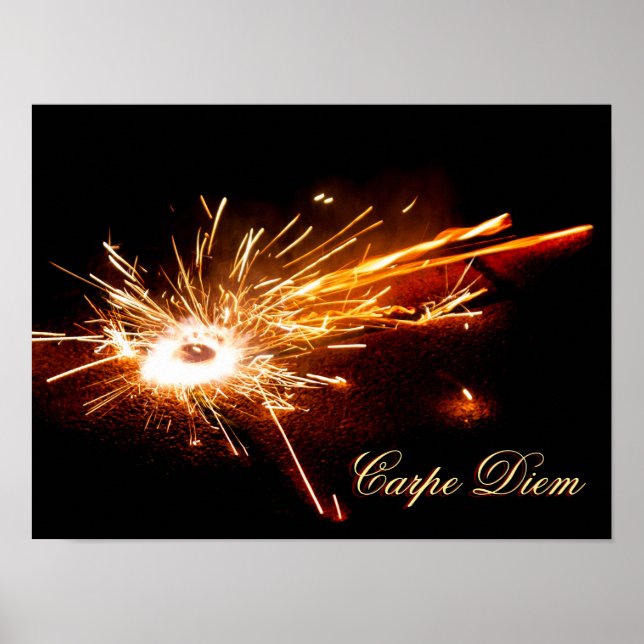 Live your life sparkling like a firework! poster (Front)