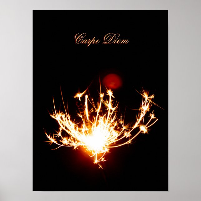 Live your life sparkling like a firework! poster (Front)