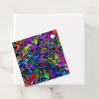 Lively abstract Favour Tags,Blast colour abstract  Tags