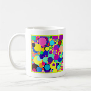 Lively Abstract Palette Coffee Mug