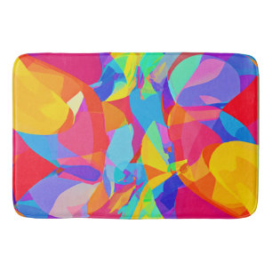 Lively Colourful Pattern Magic Bath Mat