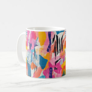 Lively Colours Pattern Coffee Mug