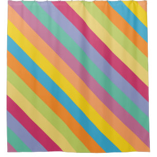 Lively Springtime Diagonal Stripes