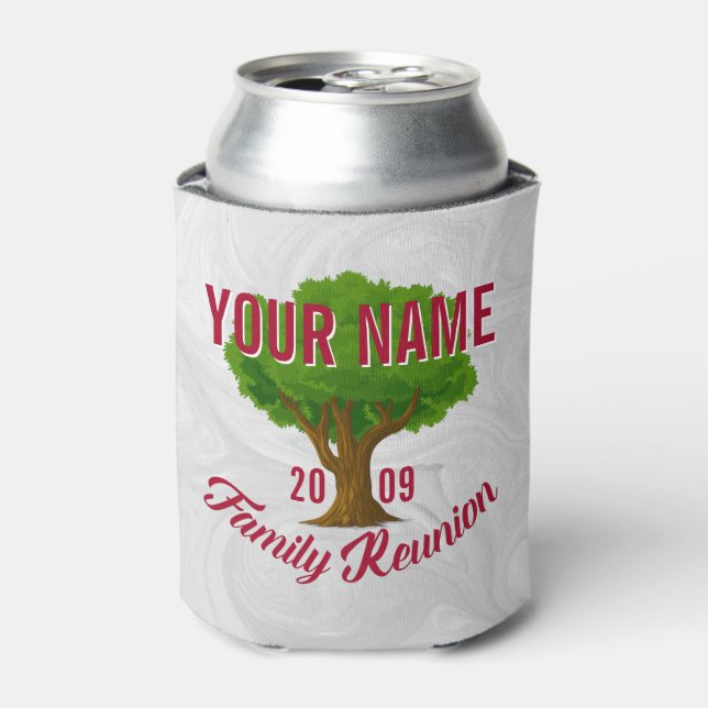Lively Tree Personalized Family Reunion Can Cooler (Can Front)